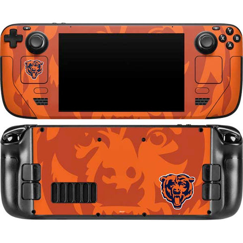 NFL Chicago Bears Double Vision Steam Deck Handheld Gaming Computer Skin