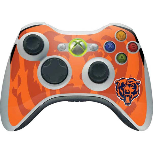 NFL Chicago Bears Double Vision Xbox 360 Wireless Controller Skin