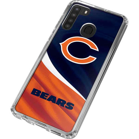 NFL Chicago Bears Galaxy A21 Clear Case