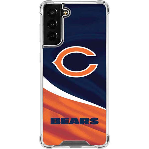 NFL Chicago Bears Galaxy S21 FE Clear Case