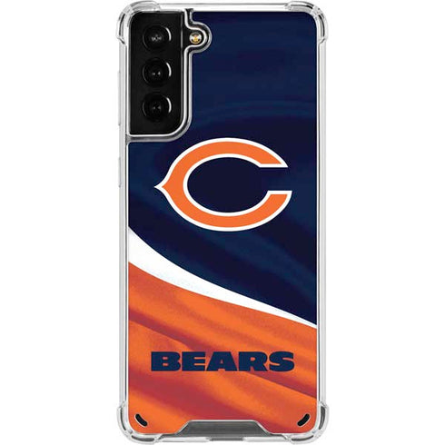 NFL Chicago Bears Galaxy S21 Plus 5G Clear Case