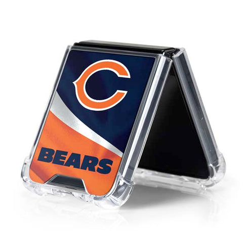 NFL Chicago Bears Galaxy Z Flip5 5G Clear Case