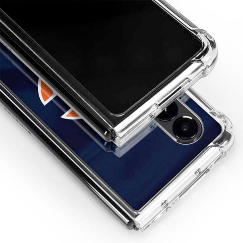 NFL Chicago Bears Galaxy Z Fold4 5G Clear Case