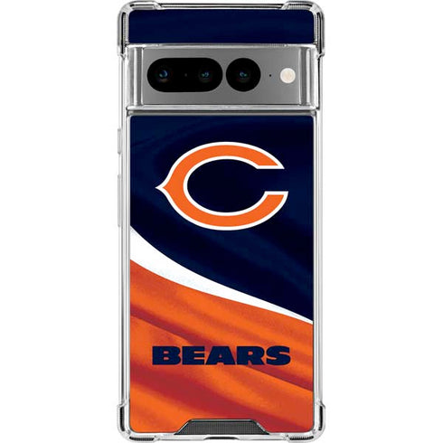 NFL Chicago Bears Google Pixel 7 Pro Clear Case