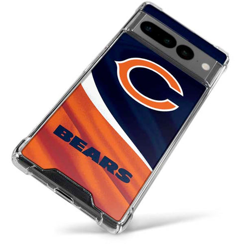 NFL Chicago Bears Google Pixel 7 Pro Clear Case