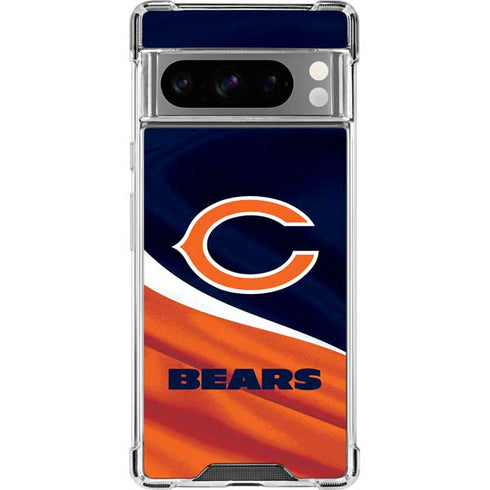 NFL Chicago Bears Google Pixel 8 Pro Clear Case