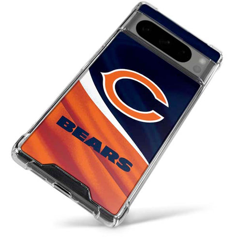 NFL Chicago Bears Google Pixel 8 Pro Clear Case