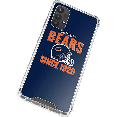 NFL Chicago Bears Helmet Galaxy A32 5G Clear Case