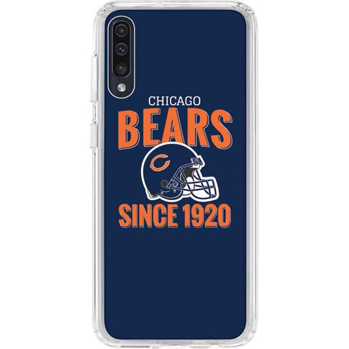 NFL Chicago Bears Helmet Galaxy A50 Clear Case