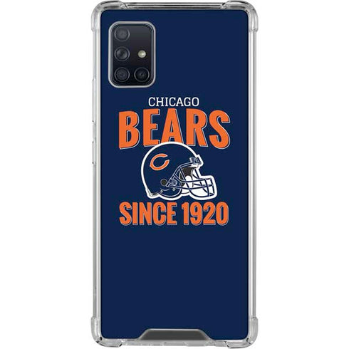 NFL Chicago Bears Helmet Galaxy A51 5G Clear Case