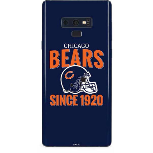 NFL Chicago Bears Helmet Galaxy Note 9 Skin
