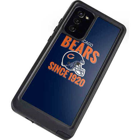 NFL Chicago Bears Helmet Galaxy Note20 5G Waterproof Case