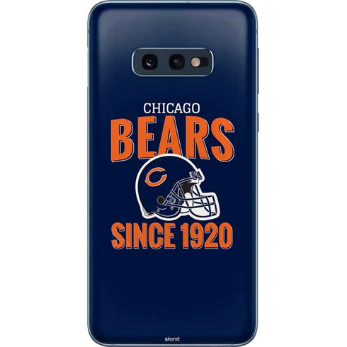 NFL Chicago Bears Helmet Galaxy S10e Skin