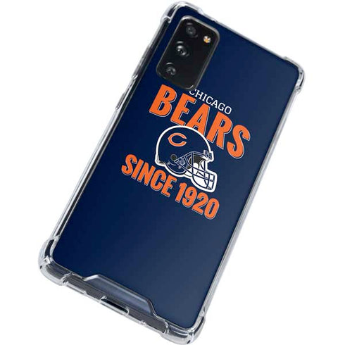NFL Chicago Bears Helmet Galaxy S20 FE Clear Case