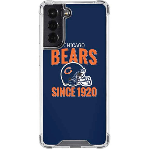 NFL Chicago Bears Helmet Galaxy S22 Clear Case