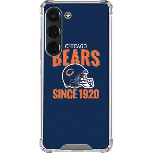 NFL Chicago Bears Helmet Galaxy S23 Clear Case