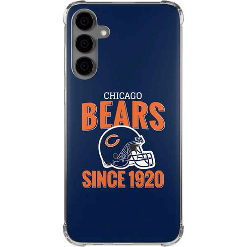 NFL Chicago Bears Helmet Galaxy S24 Plus Clear Case