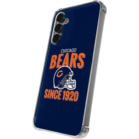 NFL Chicago Bears Helmet Galaxy S24 Plus Clear Case