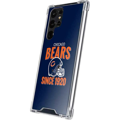 NFL Chicago Bears Helmet Galaxy S24 Ultra Clear Case