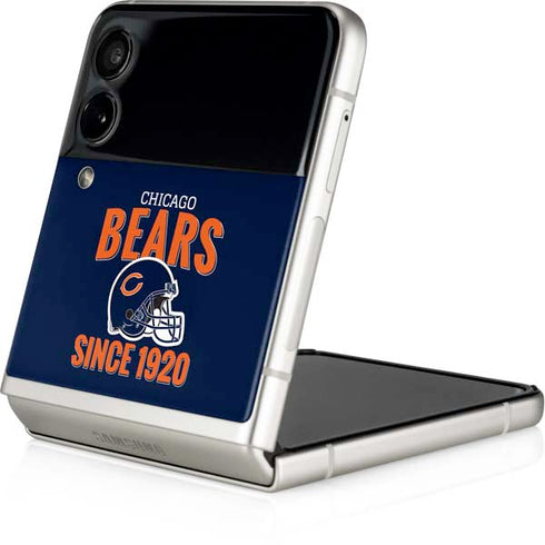 NFL Chicago Bears Helmet Galaxy Z Flip3 5G Skin