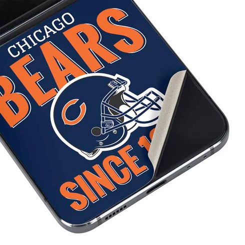 NFL Chicago Bears Helmet Galaxy Z Flip5 5G Skin