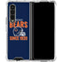 NFL Chicago Bears Helmet Galaxy Z Fold4 5G Clear Case