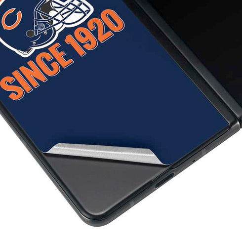 NFL Chicago Bears Helmet Galaxy Z Fold4 5G Skin