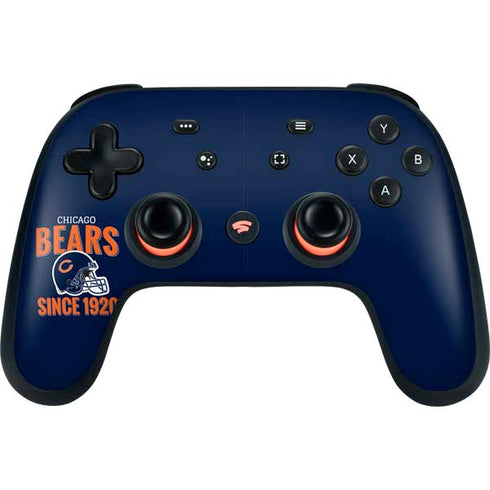NFL Chicago Bears Helmet Google Stadia Controller Skin