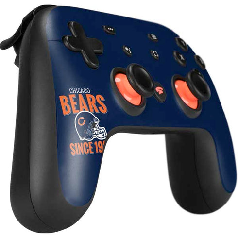 NFL Chicago Bears Helmet Google Stadia Controller Skin