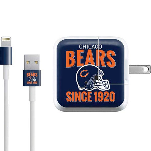 NFL Chicago Bears Helmet iPad Charger (10W USB) Skin