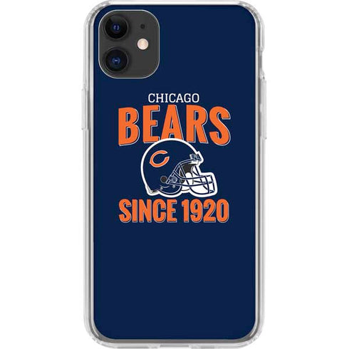 NFL Chicago Bears Helmet iPhone 11 Clear Case