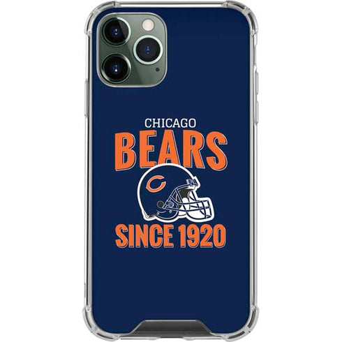 NFL Chicago Bears Helmet iPhone 11 Pro Max Clear Case