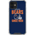NFL Chicago Bears Helmet iPhone 12 Mini Clear Case