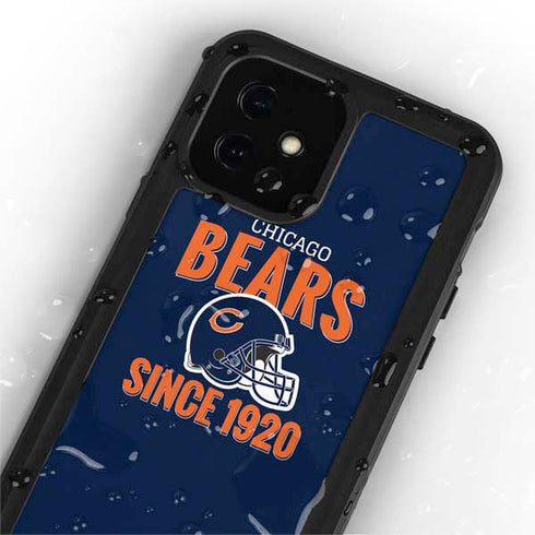 NFL Chicago Bears Helmet iPhone 12 Mini Waterproof Case