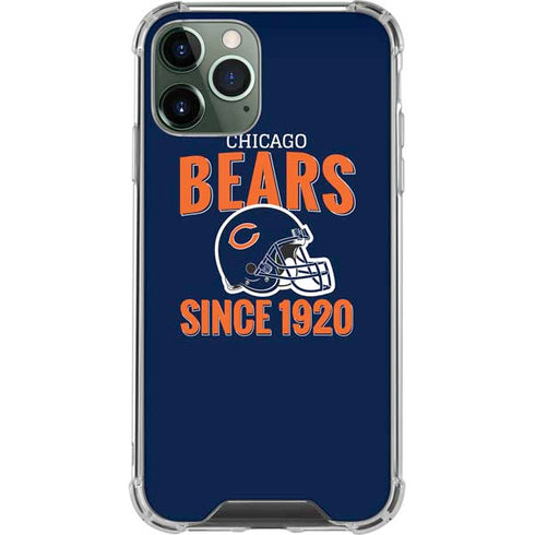NFL Chicago Bears Helmet iPhone 12 Pro Clear Case