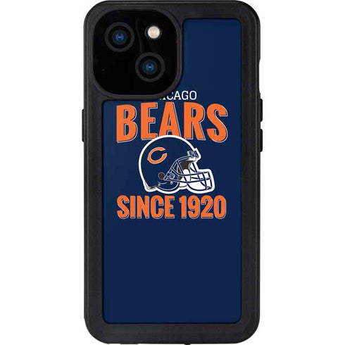 NFL Chicago Bears Helmet iPhone 13 Mini Waterproof Case