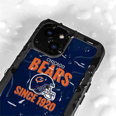 NFL Chicago Bears Helmet iPhone 13 Mini Waterproof Case