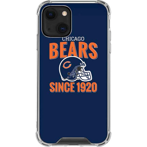NFL Chicago Bears Helmet iPhone 14 Clear Case
