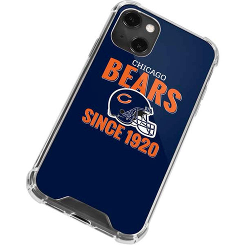 NFL Chicago Bears Helmet iPhone 15 Plus Clear Case