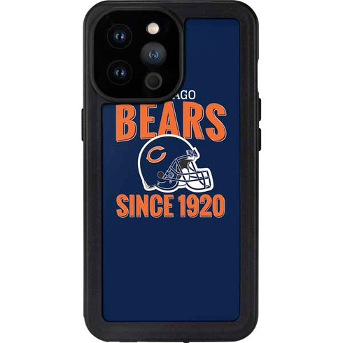 NFL Chicago Bears Helmet iPhone 14 Pro Max Waterproof Case