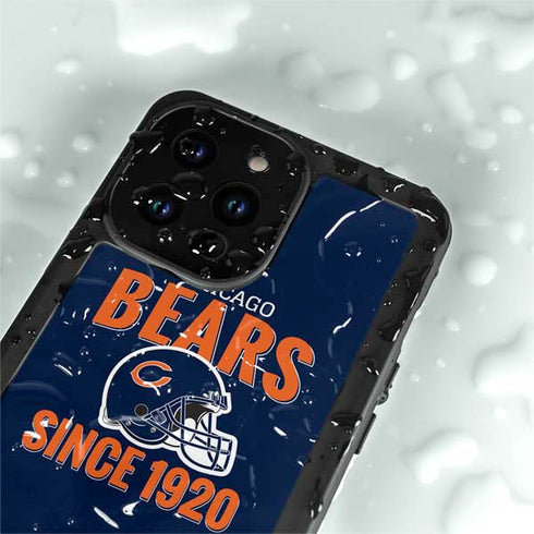 NFL Chicago Bears Helmet iPhone 14 Pro Max Waterproof Case
