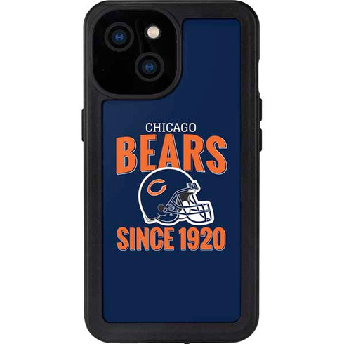 NFL Chicago Bears Helmet iPhone 15 Waterproof Case