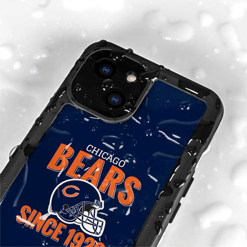 NFL Chicago Bears Helmet iPhone 15 Waterproof Case