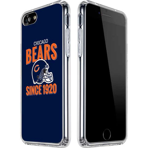 NFL Chicago Bears Helmet iPhone SE (2nd & 3rd Gen) Clear Case