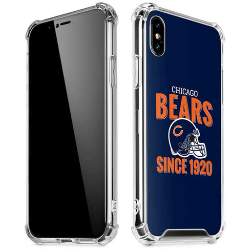 NFL Chicago Bears Helmet iPhone XS Max Clear Case