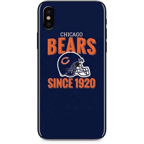 NFL Chicago Bears Helmet iPhone XS Skin