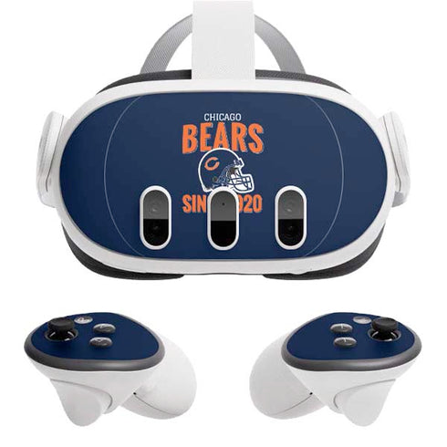NFL Chicago Bears Helmet Meta Quest 3 Skin