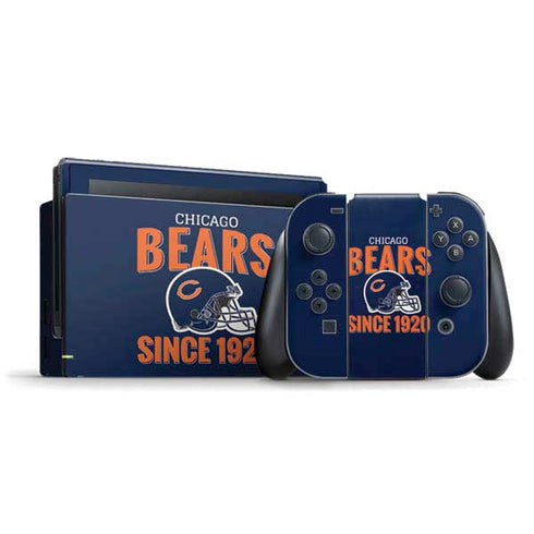 NFL Chicago Bears Helmet Nintendo Switch Bundle Skin