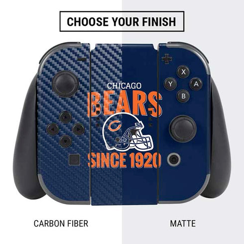 NFL Chicago Bears Helmet Nintendo Switch Bundle Skin