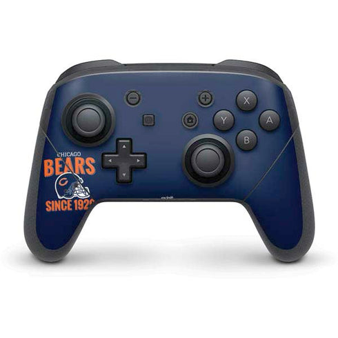 NFL Chicago Bears Helmet Nintendo Switch Pro Controller Skin
